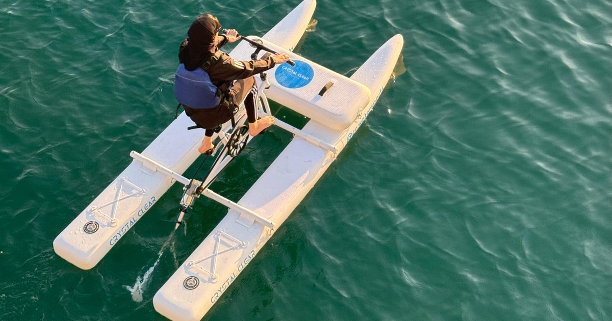 Dubai: Water bike experience with Burj Khalifa views | GetYourGuide