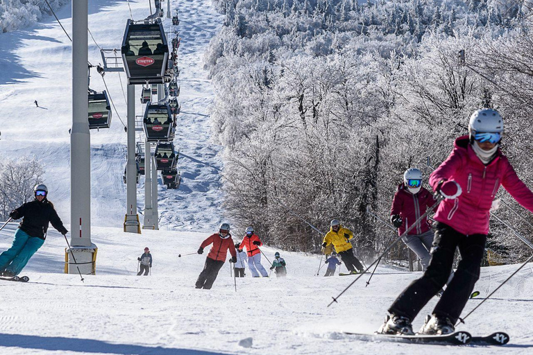 Montreal: Jazda na nartach lub snowboardzie z przewodnikiem w lasach QuebecuTwilight to Starlight: Nocna przygoda na nartach