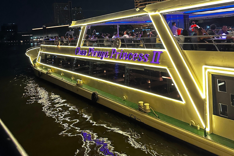 Dîner-croisière sur le fleuve Chao PhrayaTransfert partagé - Dîner-croisière sur le fleuve Chao Phraya