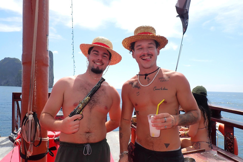 Koh Phi Phi : Pirate Boat Tour with Snorkeling and Kayaking