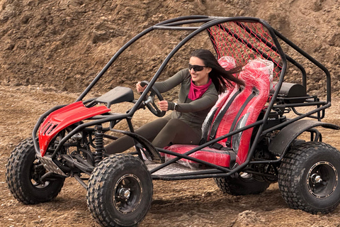 Side/Belek: ATV & Zipline Combo w/ Riverside Swimming Break Shared ATV Quad Safari Off-Road Adventure (Double)