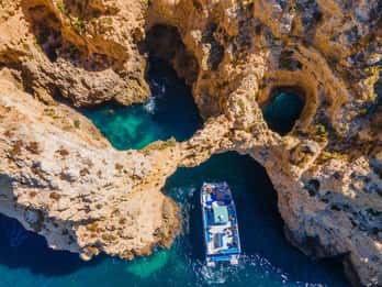Kysttur til Ponta da Piedade fra Lagos