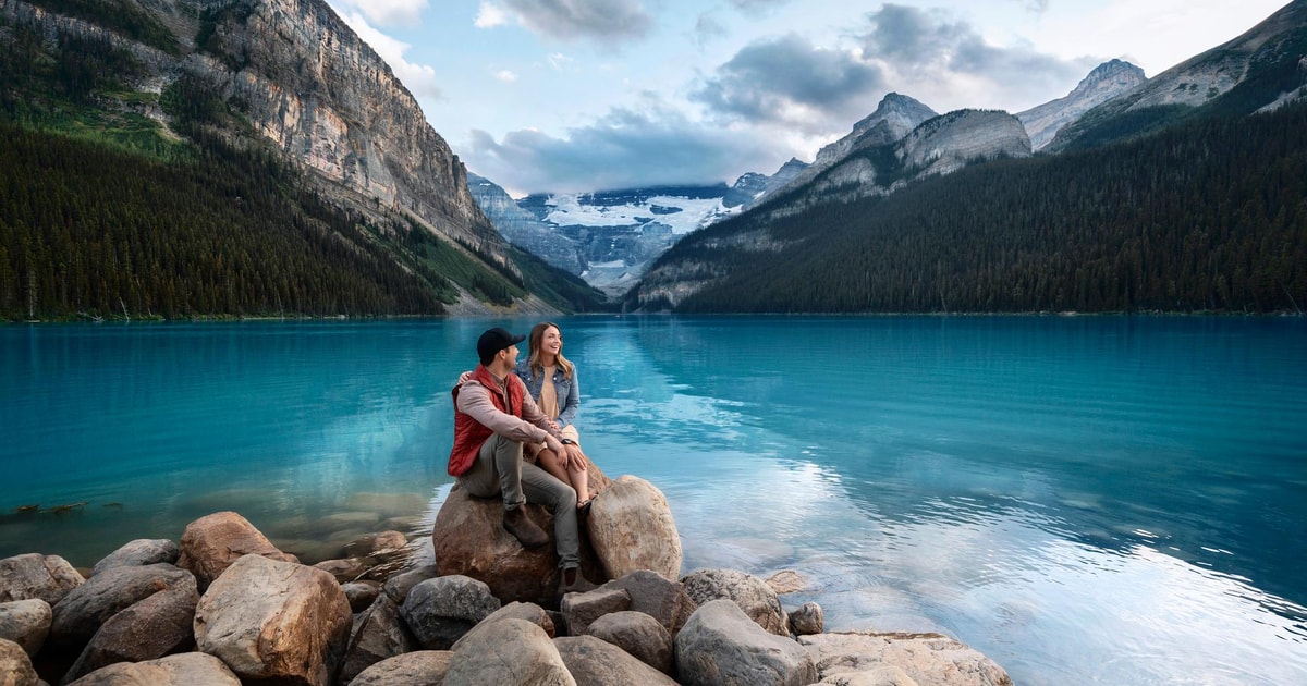 Calgary: Lake Louise Moraine Emerald Lake & Johnston Canyon | GetYourGuide