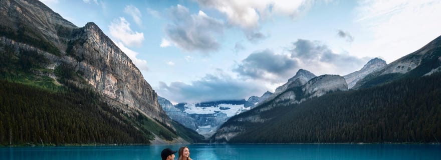 Calgary : visite du lac Louise, du lac Emerald et du canyon Johnston
