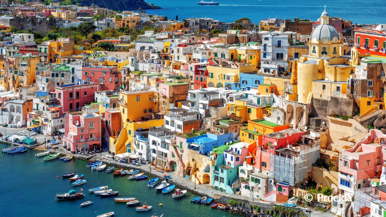 Von Ischia nach Procida: Inselführung mit Hotelabholung