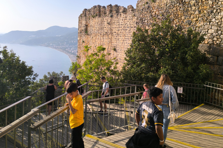 Alanya: All in 1 Mix Tour, Cave, Boat, Cable Car and Castle City of Side&Alanya:Boat&Bazaar tour with Cable car Ticket