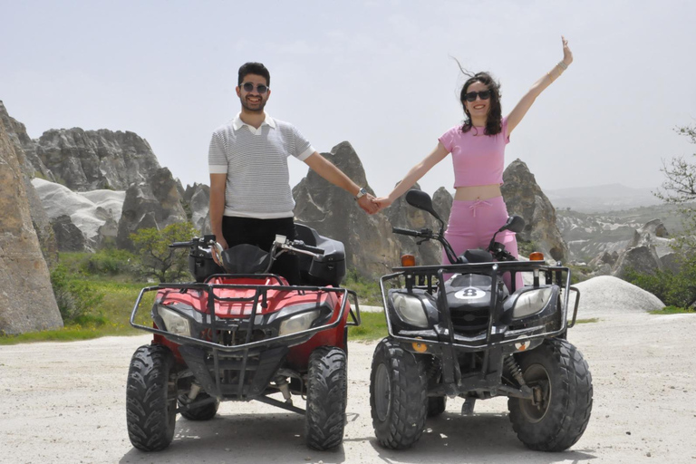 Balade en quad au coucher du soleil en Cappadoce avec traversée de la rivièreExcursion de 2 heures en quad au coucher du soleil