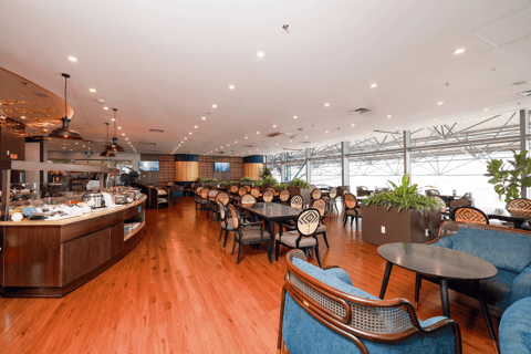 Hanoi: Międzynarodowe lotnisko Noi Bai Dostęp do saloniku SH Premium LoungeOdloty międzynarodowe T2: Salonik SH Premium Lounge Ha Noi