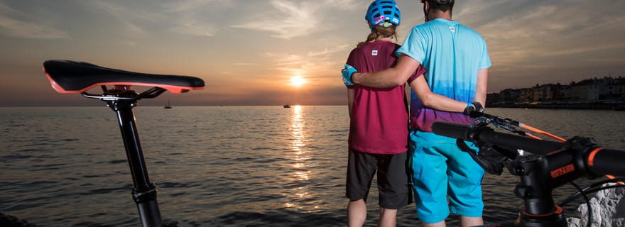 Piran : e-bike&burger en Istrie