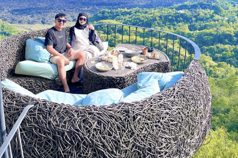 Mount Batur Jeep Sunrise with Breakfast & Photographer Jeep Sunrise + Black Lava Volcano