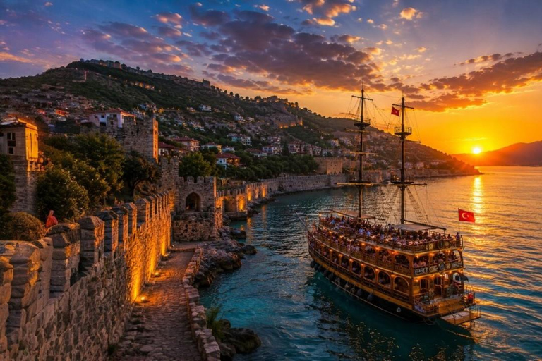 Alanya: Evening Jeep Safari with Sunset and Castle Views