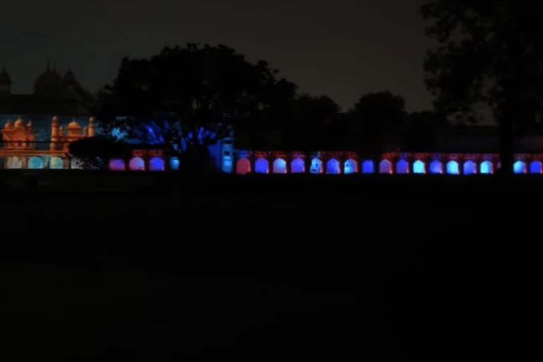 Agra: Evening Agra Fort Light and Sound Show Guided Tour