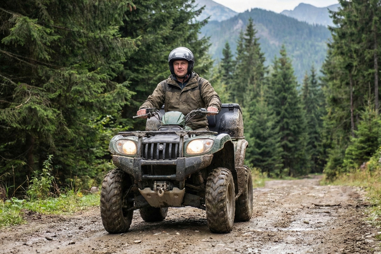 Krakow: Zakopane Quads, Bonfire Dining & Hot Springs Escape Zakopane Quads, Bonfire & Hot Springs — With Hotel Pickup