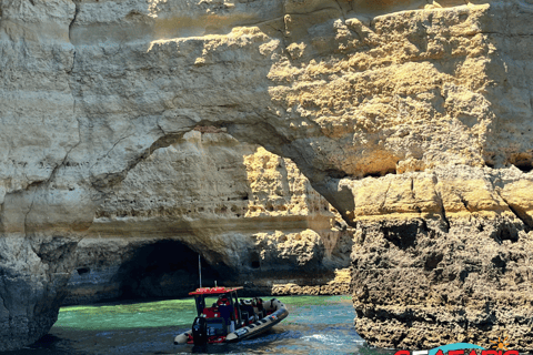 Lagos: Dolphin Watching and Benagil Caves Boat Tour