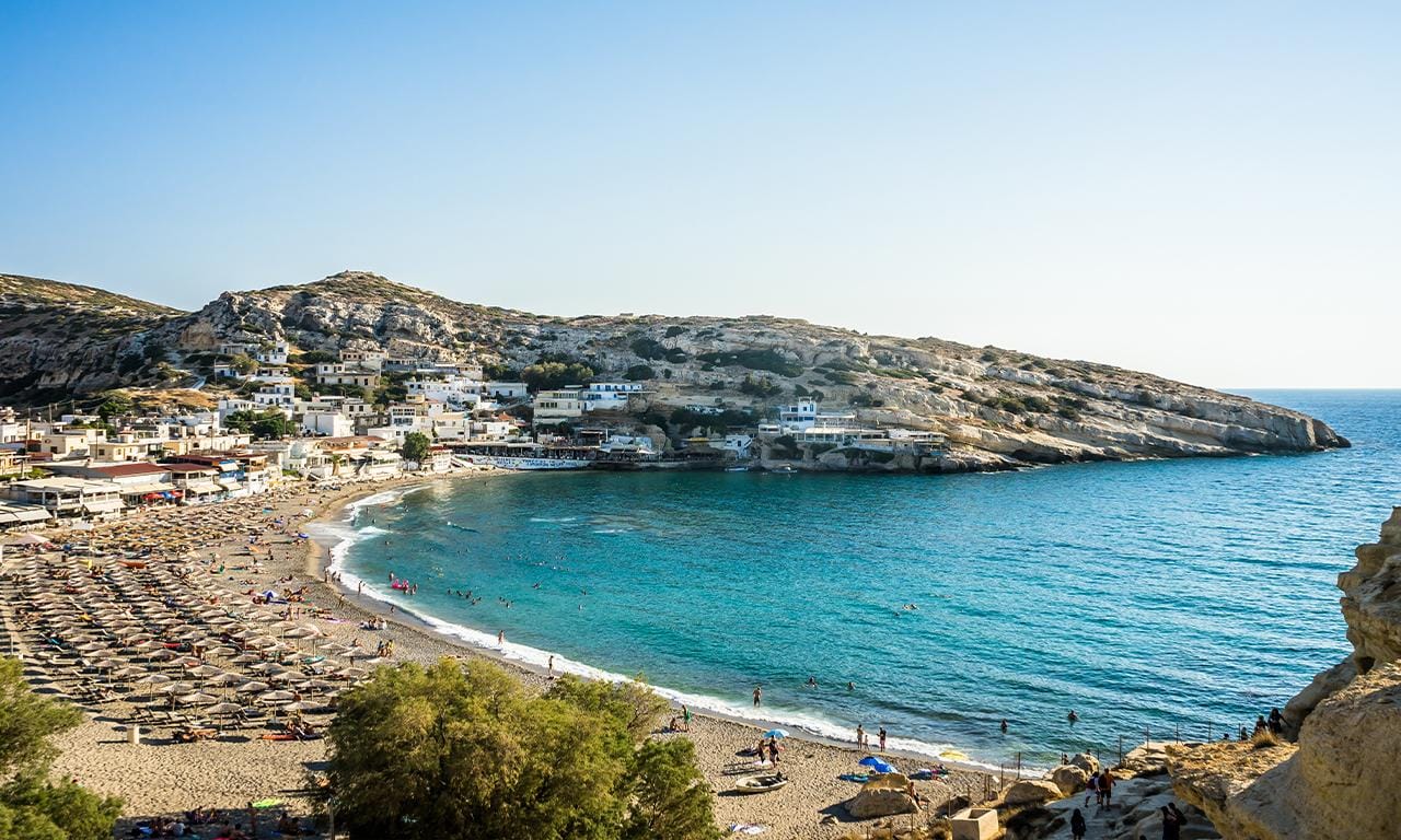 Tagestour zum Hippie-Strand Matala