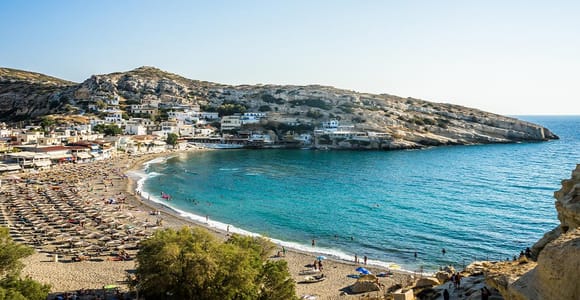 Tagestour zum Hippie-Strand Matala