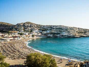 Day trip to Matala Hippie Beach & Gortyn Archaeological Site
