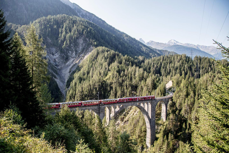 From Milan: Bernina Red Train and St. Moritz Tour Tour Departing from Milan