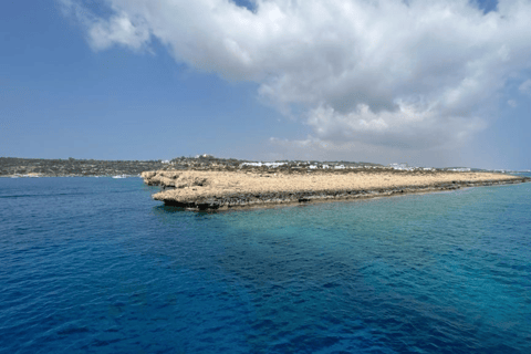 Ayia Napa: Blue Lagoon, Turtle Cove and Famagusta with BBQ Ayia Napa: Blue Lagoon and Famagusta Boat Tour with BBQ