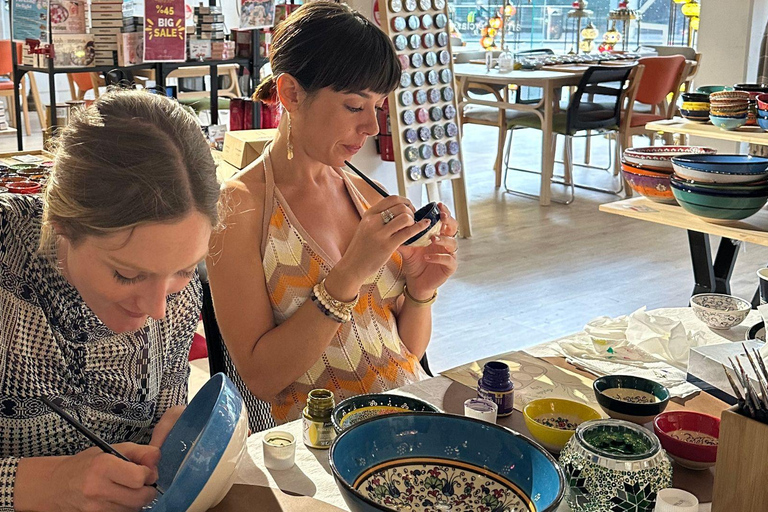 Fortitude Valley: Paint and Sip Classes 4 pieces of 5cm Bowl Set