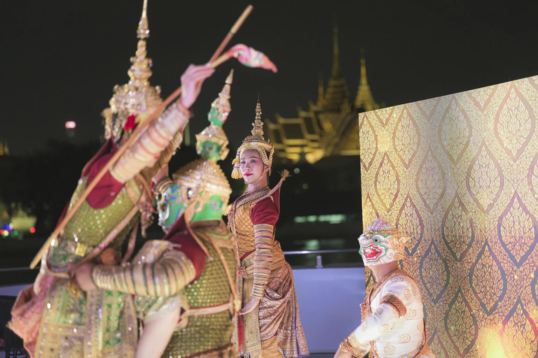 Bangkok: Sawasdee Dinner Cruise & Sunset Cruise + Free Beer Dinner Cruise (17:00~21:00) with Only Buffet