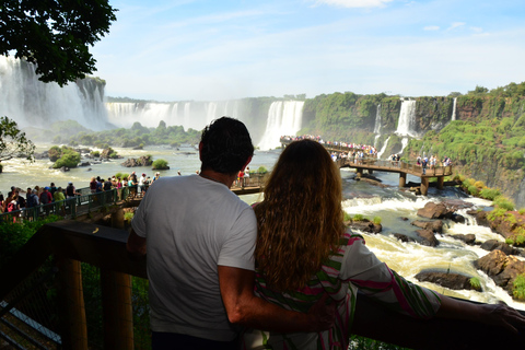 Iguassu Falls (brasilianska sidan) med valfri båttur