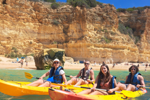 Visite guidée des grottes de Benagil et des plages sauvages avec un guide localLagoa : Visite guidée de la grotte de Benagil en kayak avec un guide local