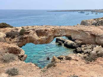 Au départ de Larnaca : Visite guidée du Cap Greko avec transferts