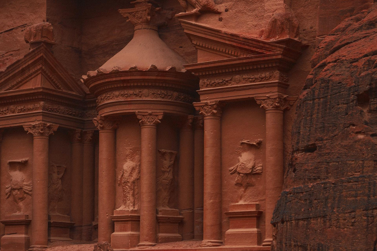 Au départ d'Amman : Excursion privée d'une journée à Petra et à la Mer MortePetra et Wadi Rum avec droits d'entrée