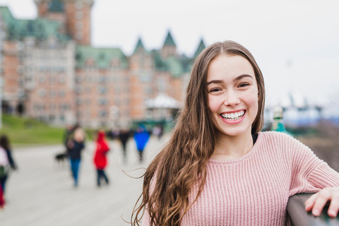 Un grand voyage à pied dans la ville de Québec