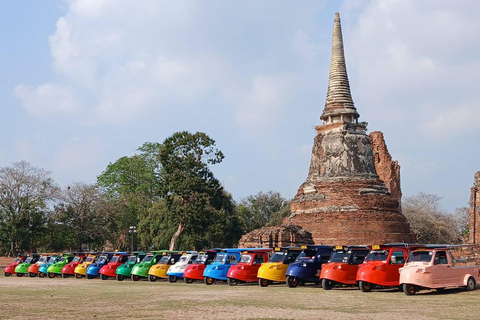 Ayutthaya: Tuk-Tuk Tour Options Boat Trip or Thai Costume Half Day Tuk-Tuk Tour+ Selfie Thai Costume +Makeup+ Hair