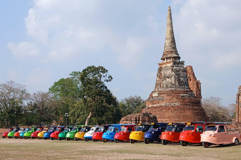 Ayutthaya: Tuk-Tuk Tour Options Boat Trip or Thai Costume Half Day Tuk-Tuk Heritage Tour