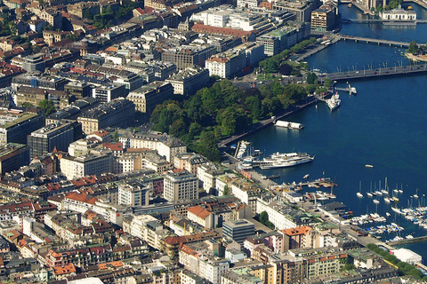 Genèves landsbygd och vinprovning med elcykel