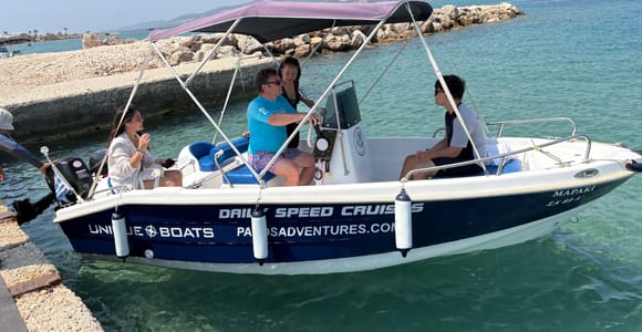 Paros: Self-Drive Boat Rental, Morning License-Free Option