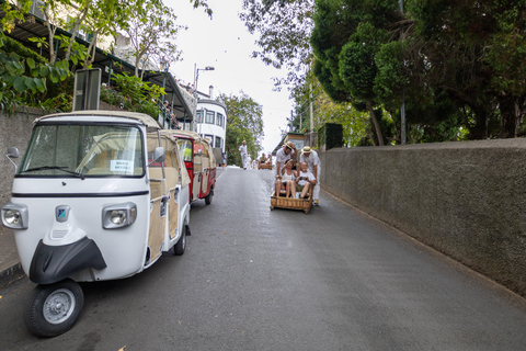 Funchal - Monte Toboggan Experience Tuk Tuk Tour (1u45)Funchal: Monte Toboggan Experience Tuk Tuk Tour