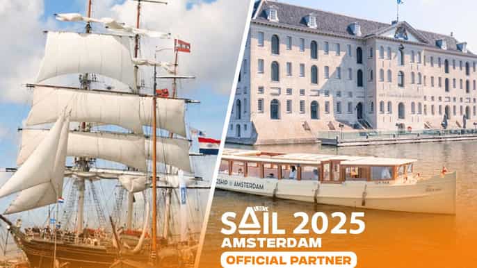Amsterdam: Experiencia oficial SAIL en barco salón
