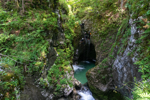 Bled: Guided Canyoning Tour with Transport