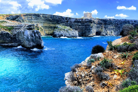 Au départ de Mellieha : Croisière dans les trois baies, y compris le lagon bleu