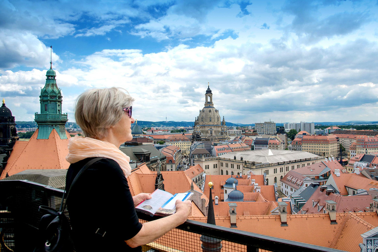 Dresden: City Walking Tour and Ticket for the Hausmannsturm Tower Dresden: City Walking Tour and Ticket for the Hausmannsturm Observation Deck