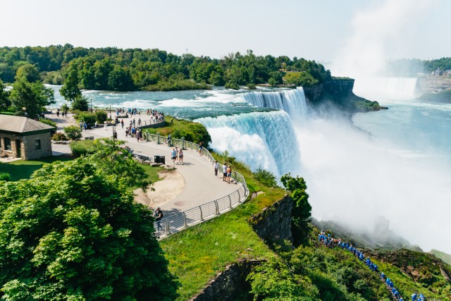 Visit Niagara Falls Tour with Boat, Cave, and Trolley and Guide in Niagara Falls, New York, USA