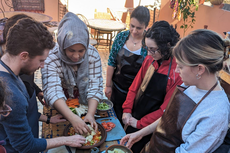 Marrakech: Marockansk matlagningskurs med en lokal familj