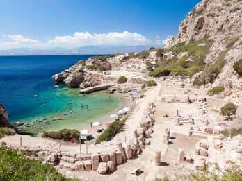 Desde Atenas: Anc. Privada Corinto, Templo de Hera, Lago Azul