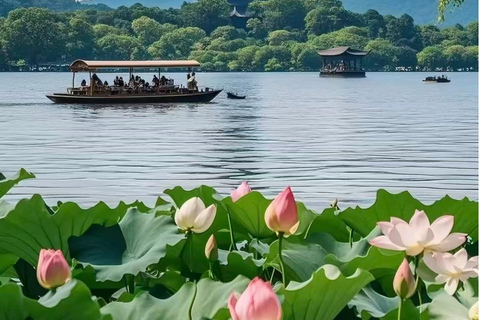 Hangzhou: West Lake Luxury Cruise with Island Ticket & Map
