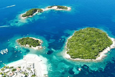 From Tirana/Durres: Day Tour to Saranda, Ksamil & Butrinti Private Tour