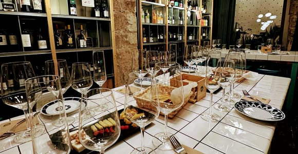 Private Wine Tasting in Medieval Wine Bar with Sommelier