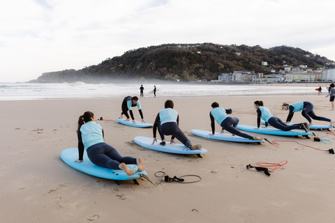 Surf Lesson, Cultural Walk, and Pintxos Tour in San Sebastian Complete Experience (Surfing + City Tour + Pintxos) – Open Tour
