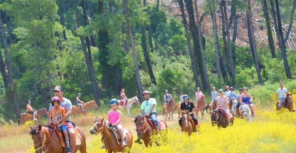 Marmaris: Guided Horseback Riding Tour with Hotel Pickup