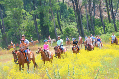 Marmaris: Guided Horseback Riding Tour with Hotel Pickup Horseback Riding Experience with Hotel Transfers