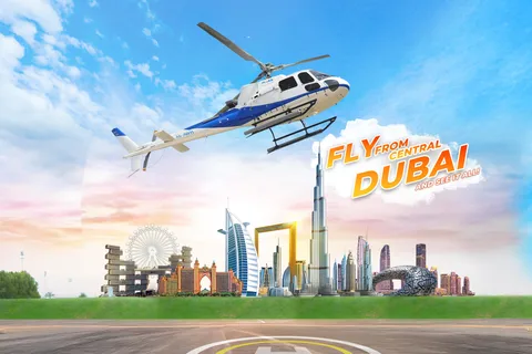 Dubai: 17-minutters helikoptertur over Palm Jumeirah