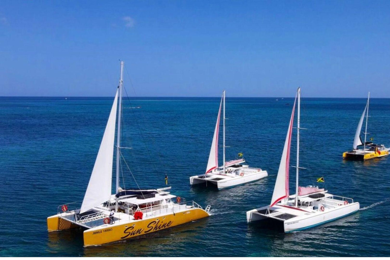 Family Friendly Sunset Catamaran in Jamaica with DJ